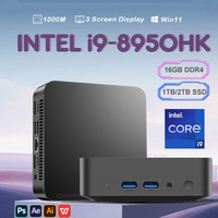 Mini PC Intel Core i9 8950HK 16GB DDR4 1TB SSD Gaming PC Computer Intel N5095A Windows 11  Mini Office Study Desktop Computer