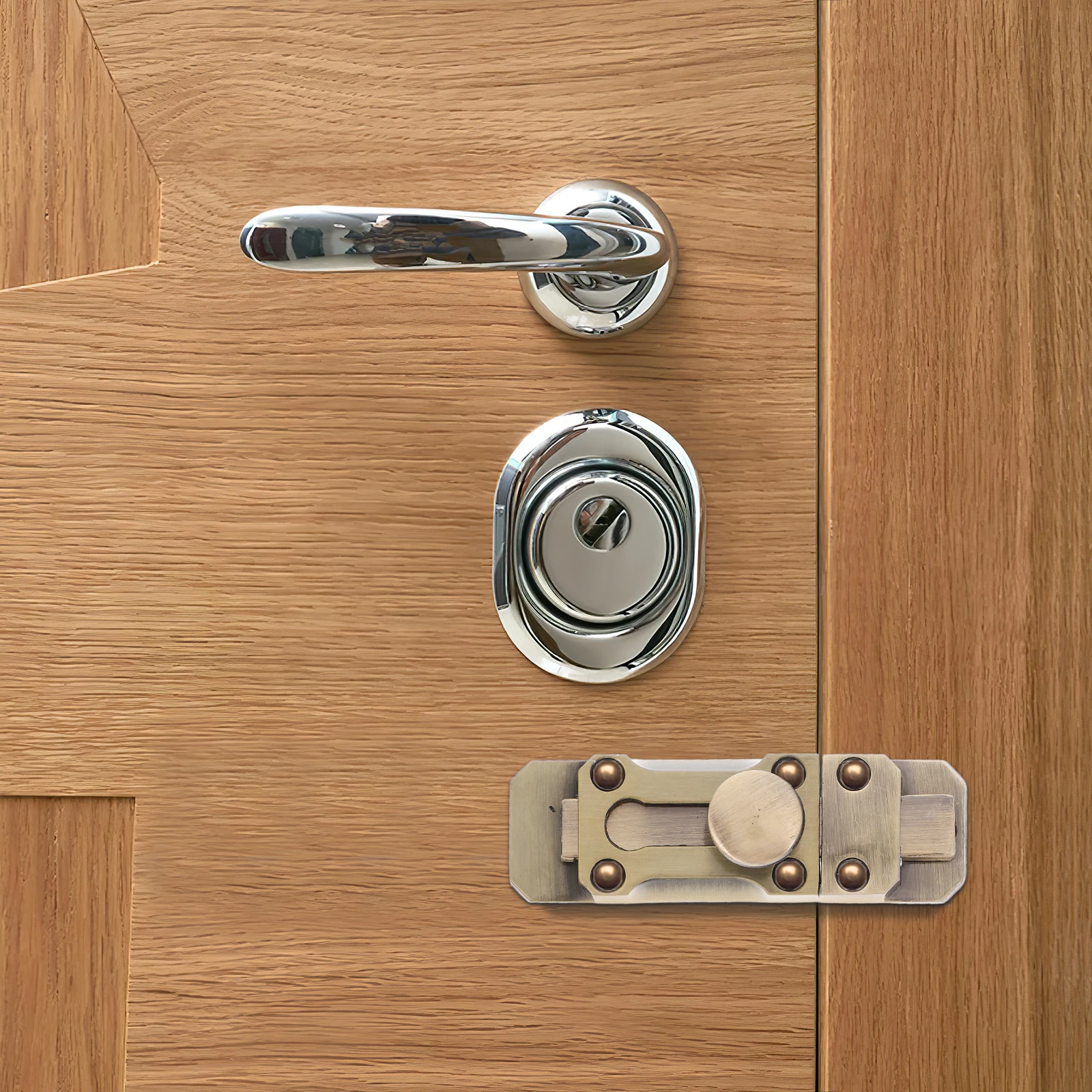 

Solid Door Latch Bolt Locks Olive Green Hardware for Doors Windows Bedroom Barn Sliding French Heavy Duty Gate