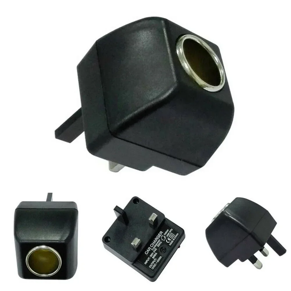 

Carhome AC Adapter With Car Socket Auto Charger EU Plug 220V AC To 12V DC Use For Car Electronic Devices Use At Home NEW