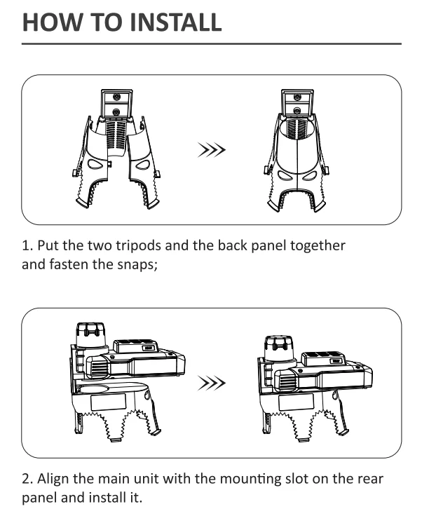 2026 X-PEST مصيدة فئران خلد داخلية وخارجية تعمل بالبطارية سريعة الفعالة قاتل الجرذ قتل مزدوج التحكم الإلكتروني في القوارض