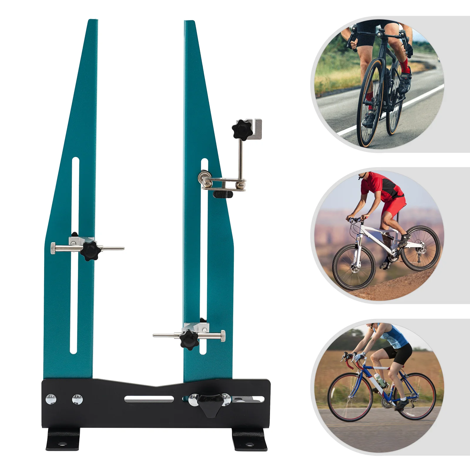 حامل عجلة الدراجة - أداة محاذاة وإصلاح دقيقة، معدات ترونغ الإطارات المتينة لصيانة الدراجة