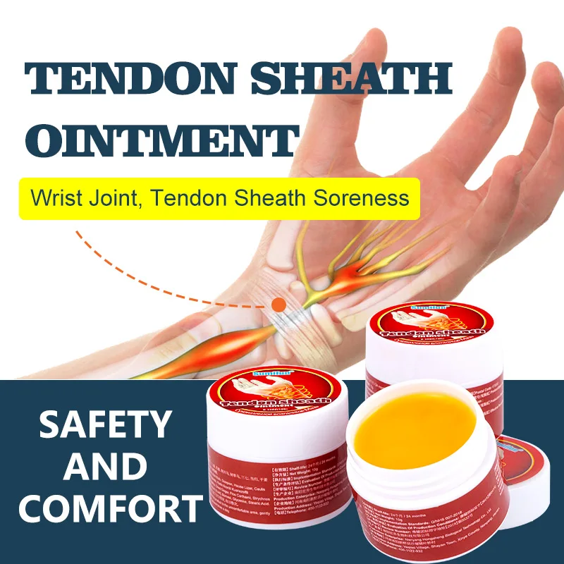 1/2/3Pc Tendon Sheath Ointment Sumifun Joint Treatment Finger Wrist Analgesic Cream Muscle Strain Pain Relief Balm beauty health