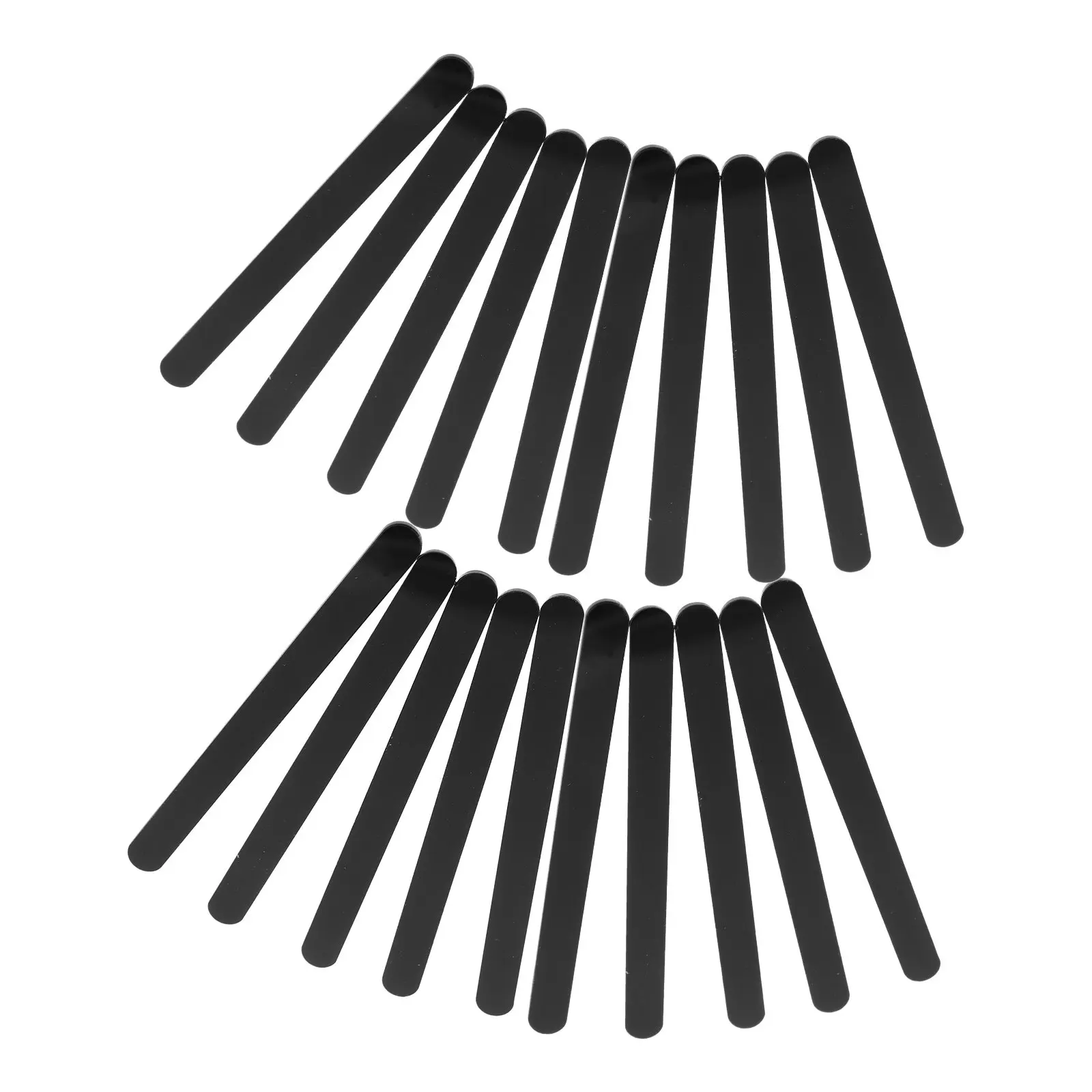 20pcs Food-Safe Acrylic Ice Pop Sticks – Reusable, Smooth Surface for Cake Pops, Cakesicles, Lollipops & Dessert Making
