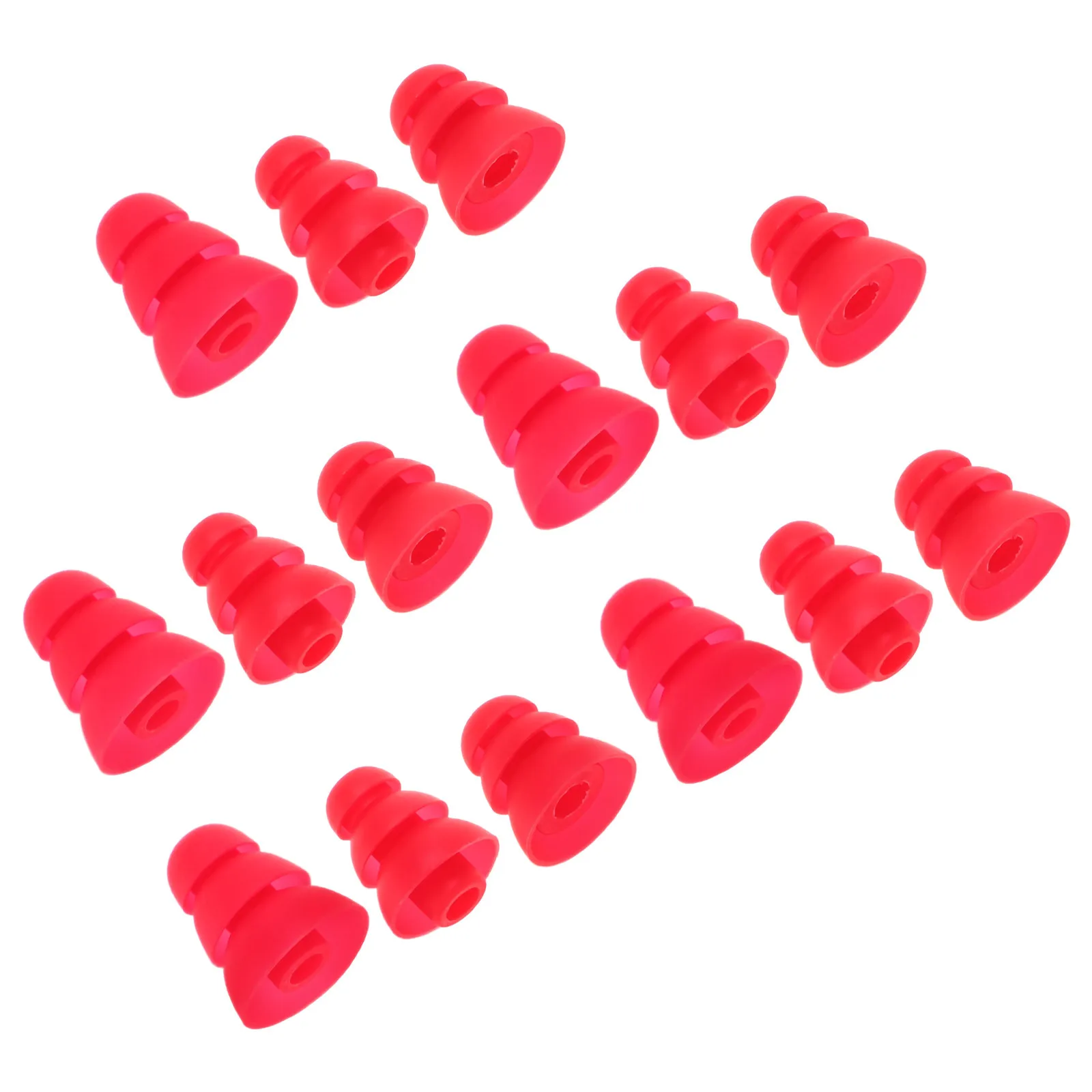 

15Pcs Replacement Earbud Tips Silicone Earphone Covers Enhanced Noise Reduction Multiple Sizes Comfortable Non-Irritating