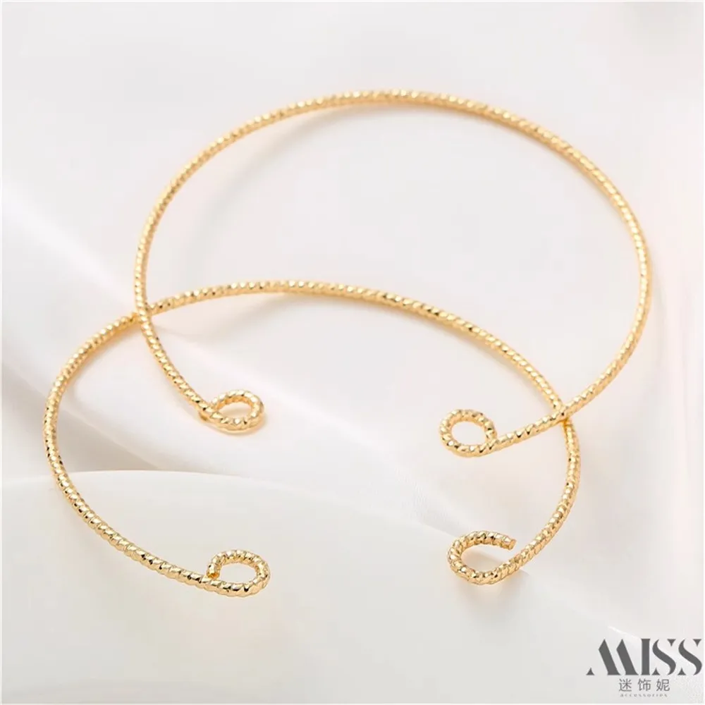 

14K Gold Bag 9 Characters Open Batch Flower Bracelet Ring DIY Handmade Homemade Bracelet Accessories Handmade Bracelet Jewelry