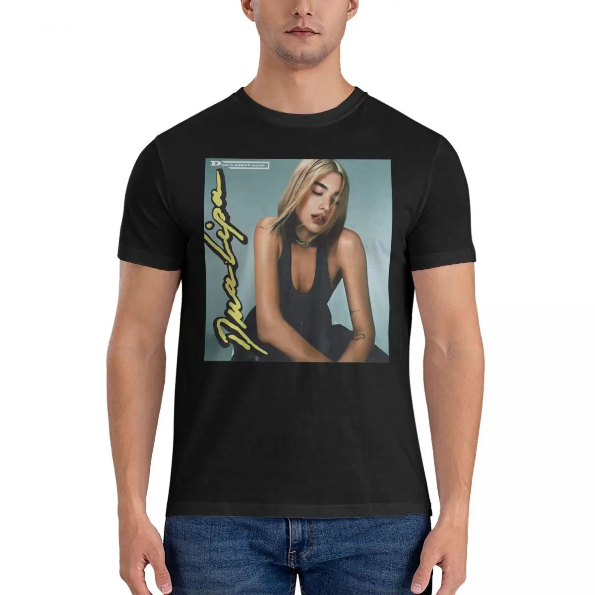 Start Now 2020 Tour T Shirt D-Dua Singer Lipa Pure Cotton Clothes Cool Short Sleeve Crew Neck Tees Graphic Printed T-Shirt