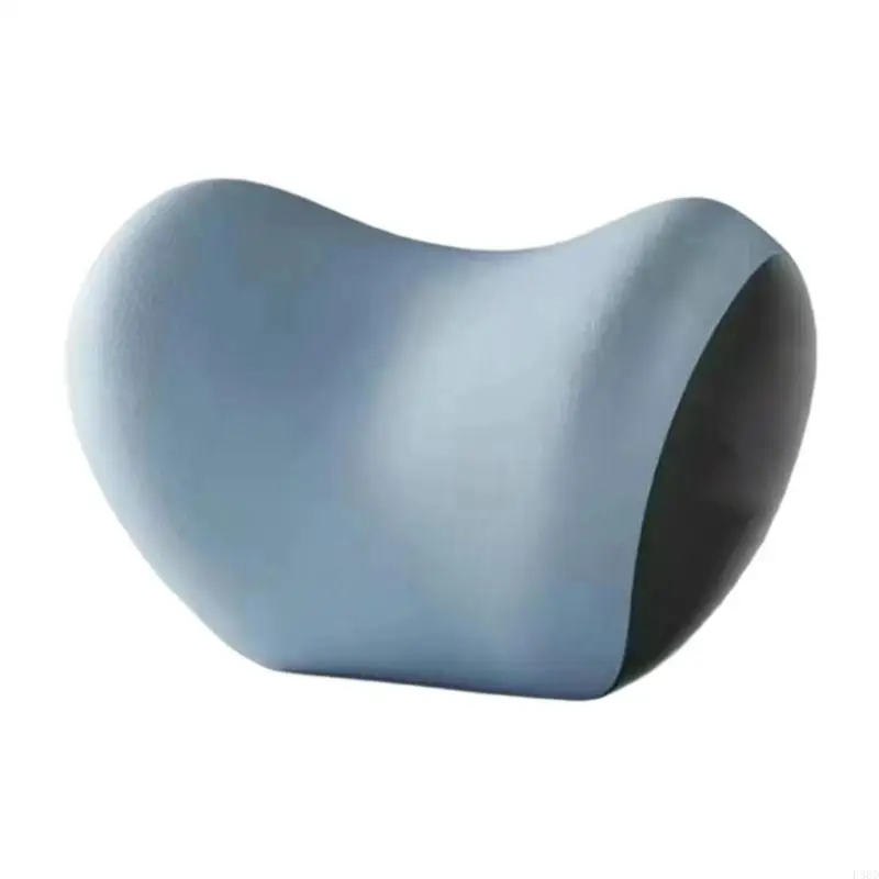 Vehicle Neck Rest Pillow with Fabric Cover and Memory Fill for Headrest Support, Driving, Car Travel and Rest
