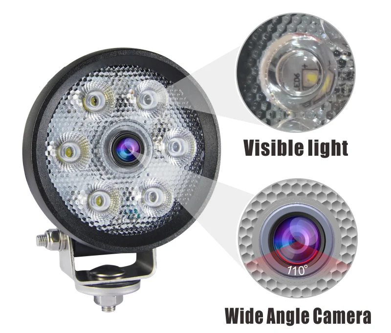 Veise 1080P AHD Waterproof LED Worklight Camera Spotlight with HD Camera