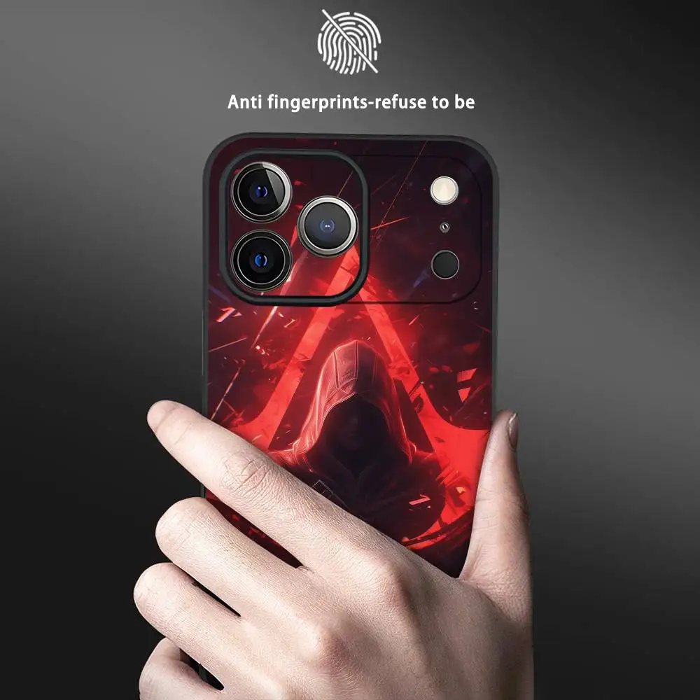 لعبة A-القاتل العقيدة S-Shadows جراب هاتف آيفون 17 16 15 14 13 12 11 برو ماكس بلس ميني أسود متجمد لينة شل فوندا #6