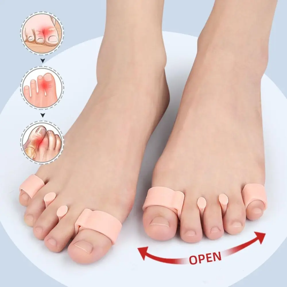 Migliora l'equilibrio e allevia il dolore ai piedi Bodyfeet allineatori Kit Silicone invisibile postura cura divaricatori per dita separatore Kit in Silicone