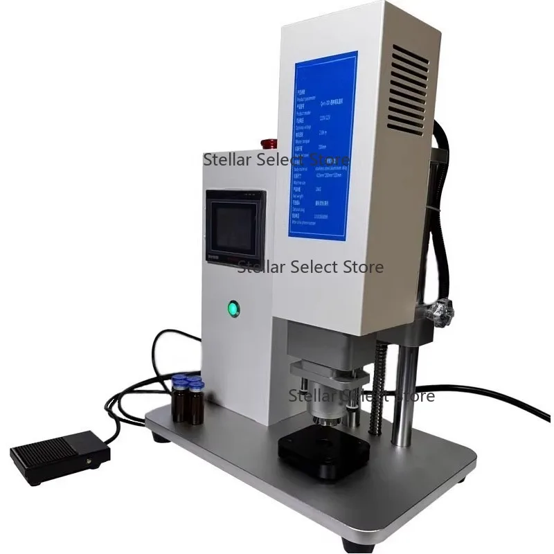 

Electric 20mm Aluminum Plastic Flip Top Cap Crimping Machine 10ml Vial Crimper