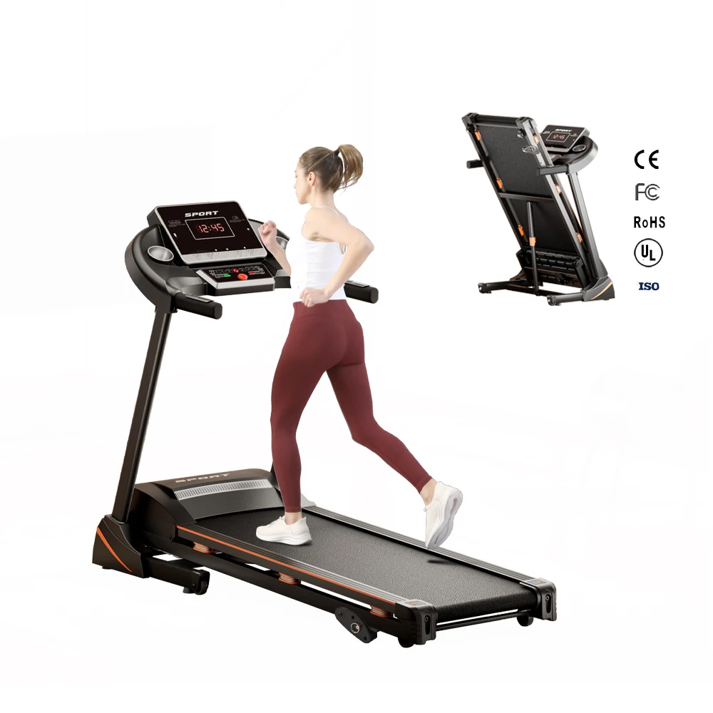 

Электрическая беговая дорожка для домашнего использования, складная, для фитнеса в помещении