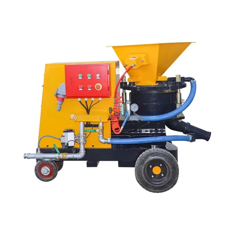 10m3/h Wet and Dry Crushed Stone Concrete Spraying  Shotcrete Machine in Philippine Price for Concrete Repair
