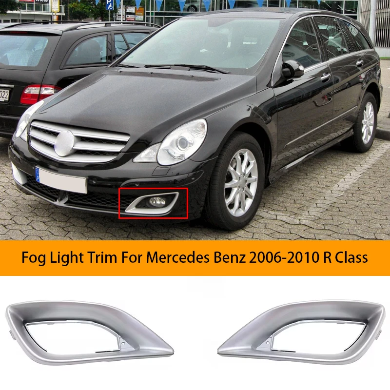 Left/Right Fog Light Bezel Fog Light Trim For Mercedes Benz 2006-2010 W251 R320 R350 R Class OEM A2518851923 A2518852023