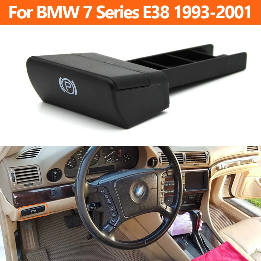 LHD Linkshänder Auto Handbremshebel Handbremse Feststellbremse Entriegelungsgriff für BMW 7er E38 1993–2001 51458150465