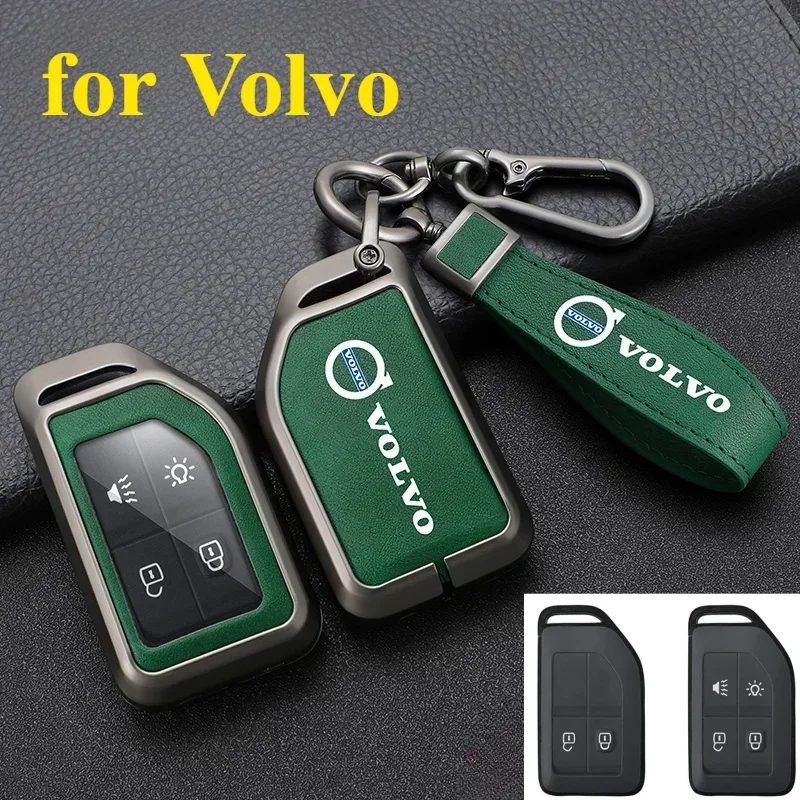 

Zinc alloy car key shell leather key protection cover bracket protects Volvo FH16 RC FM EVRO 6fh CARGO 555 FM heavy truck.