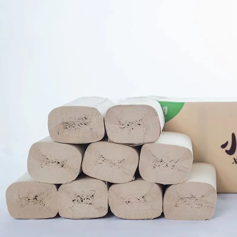 MAX Roll Paper, Bamboo Pulp Colored Thick Coreless Roll Paper, Toilet Paper Napkins, 14 Rolls/lift, 50g/roll