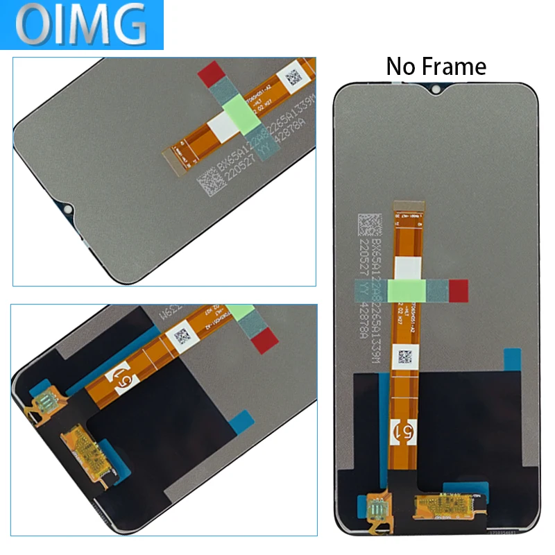 6.52 "ل ممن لهم A15 A15S العرض الأصلي LCD مع الإطار مجموعة المحولات الرقمية لشاشة تعمل بلمس استبدال إصلاح أجزاء CPH2185 CPH2179