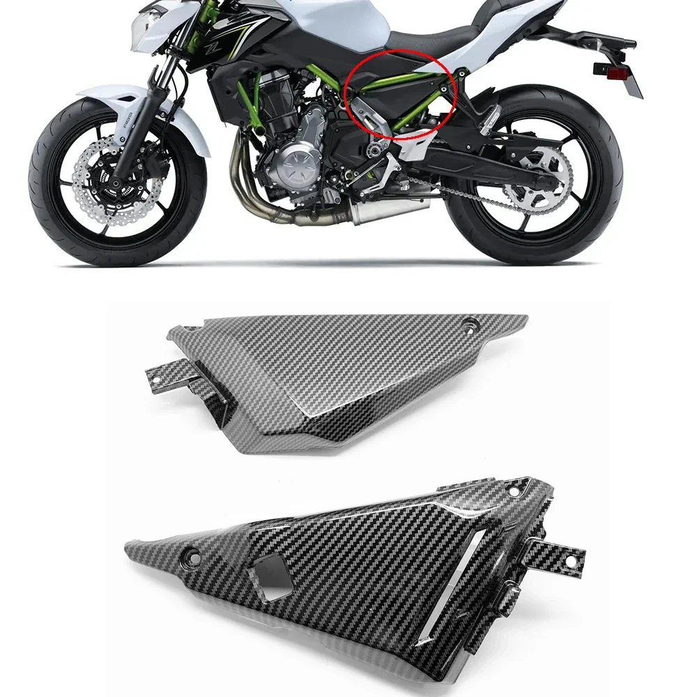

Для Kawasaki Z650 NINJA 650 2017 2018 2019 Z 650 гидроокунанная отделка из углеродного волокна, боковая рамка, панель, обтекатель, обтекатель