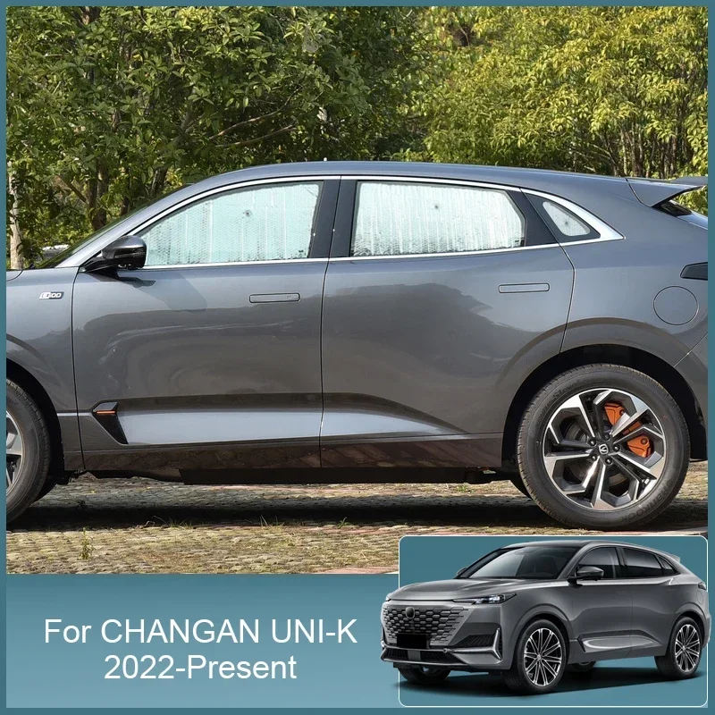 

Car Sunshades UV Protection Cover For CHANGAN UNI-K 2022-2025 Side Window Curtain Sun Shade Visor Mat Windshield Auto Accessory