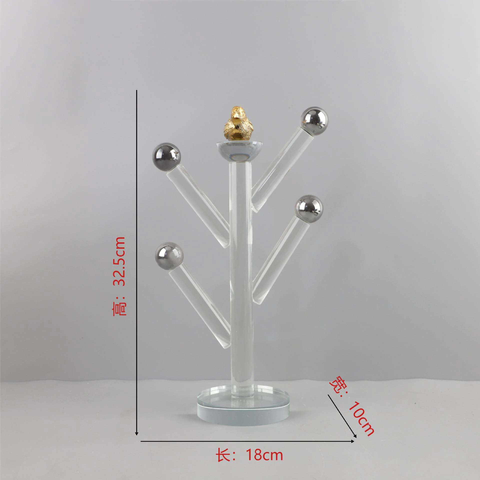 Luxury Geometric Crystal Tabletop Decor Living Room Entryway Hotel Sales Office Home Accessories