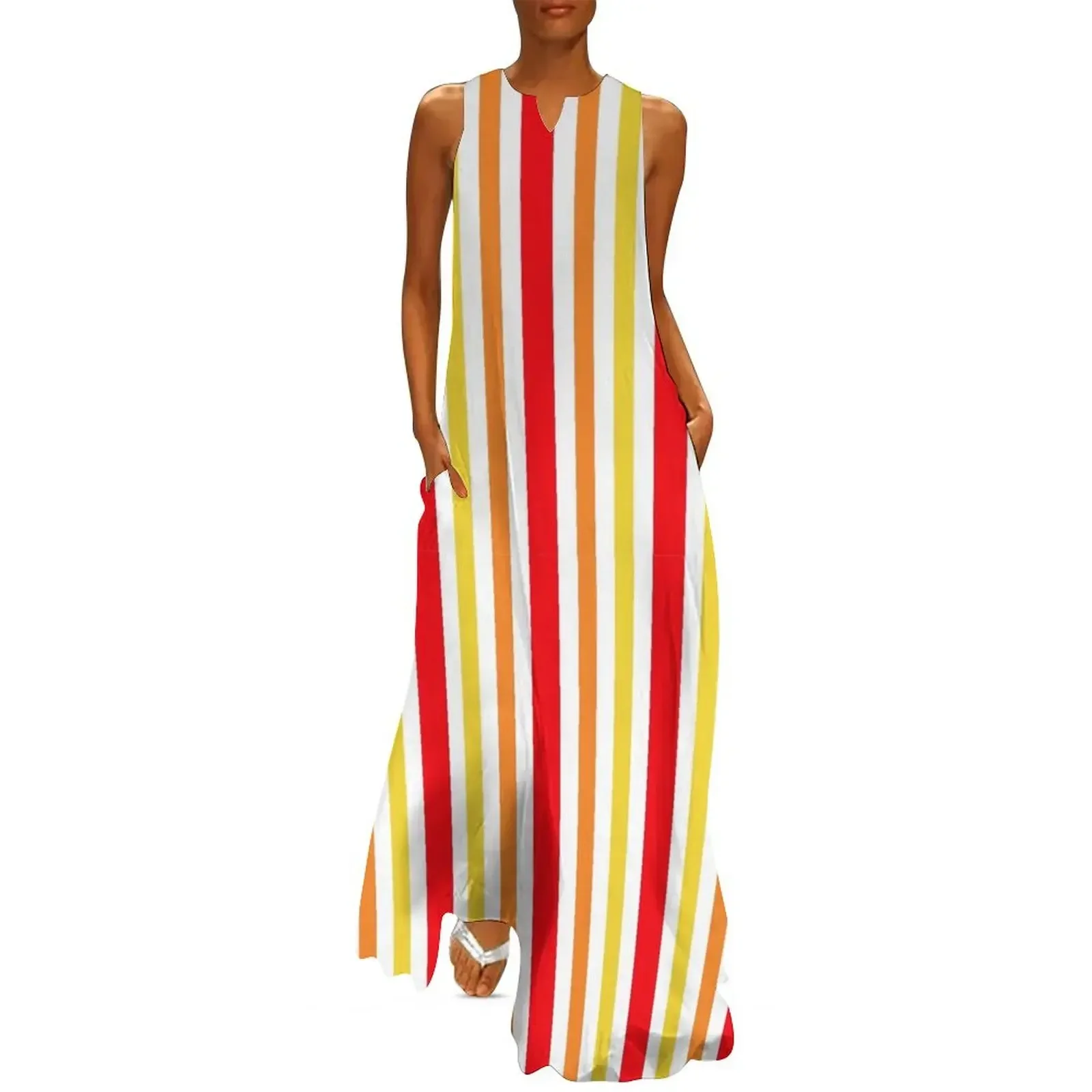 

Jolly Holiday Bert Stripes Long Dress Elegant gowns summer dress daily women's evening dresses 2025 Beachwear Dress