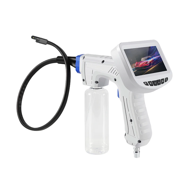 

4.3 Inch Spraying Air Conditioner Cleaning Endoscope AC Cleaner Side-View Inspection Handheld Borescope Camera Visual Spray Gun