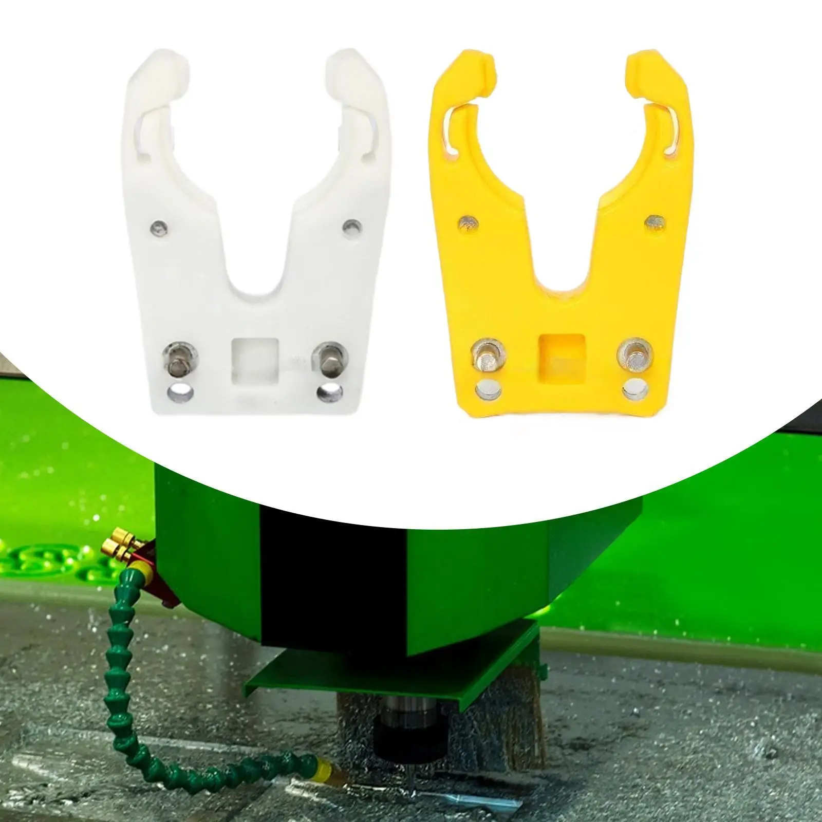 

ISO30 Tool Holder Clamp Woodworking CNC Machines Changer Flame Proof Engrave Convenient ISO30 Cradle Fork Claw Accessory