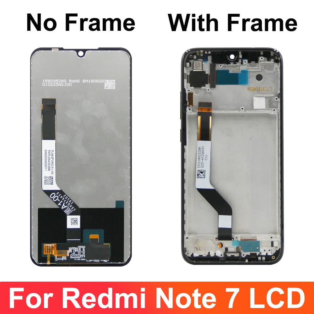 AMOLED For Xiaomi Redmi Note 7 LCD Display Touch Screen Replacement Assembly For Redmi Note 7 Pro M1901F7S Display