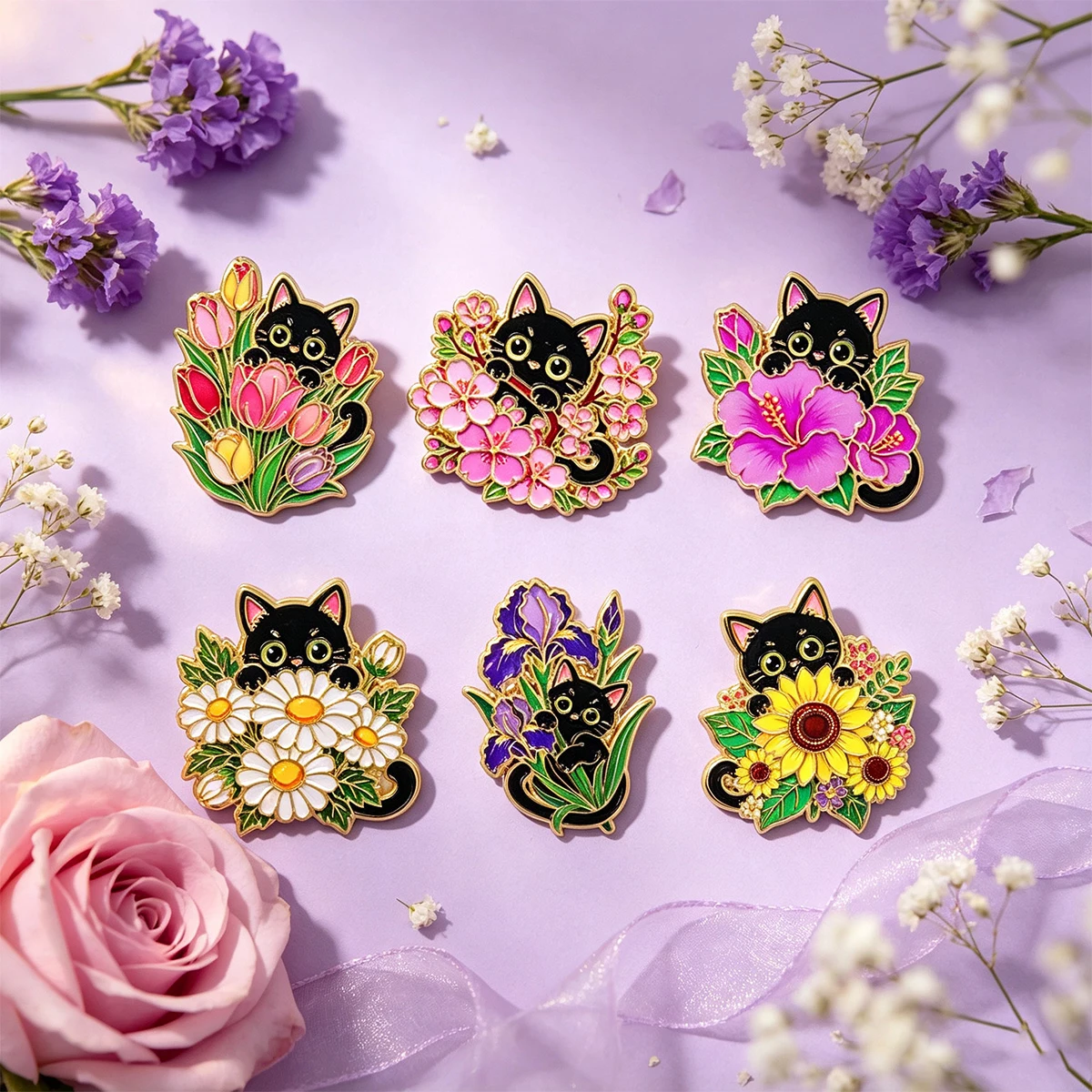 Vintage Flower Series Brooch B - Vintage Brooch Pin 评论和价格