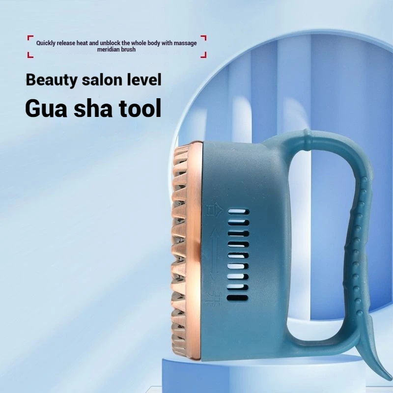 

Infrared Heating Vibration Body massage brush Scraping tool Electric Stimulation Slimming Device Guasha therapy for Beauty salon