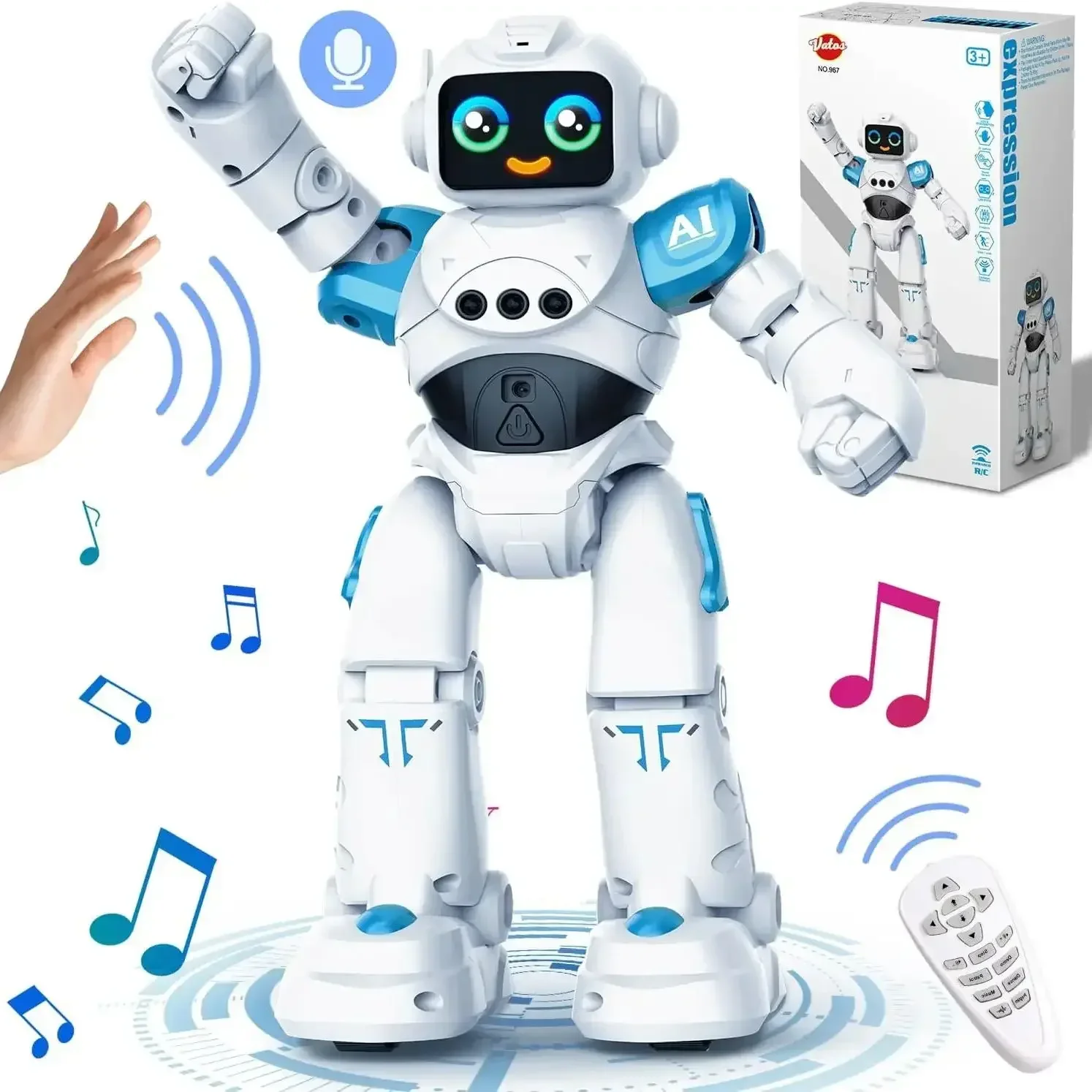 Rc Robot Toy Gift F… - image