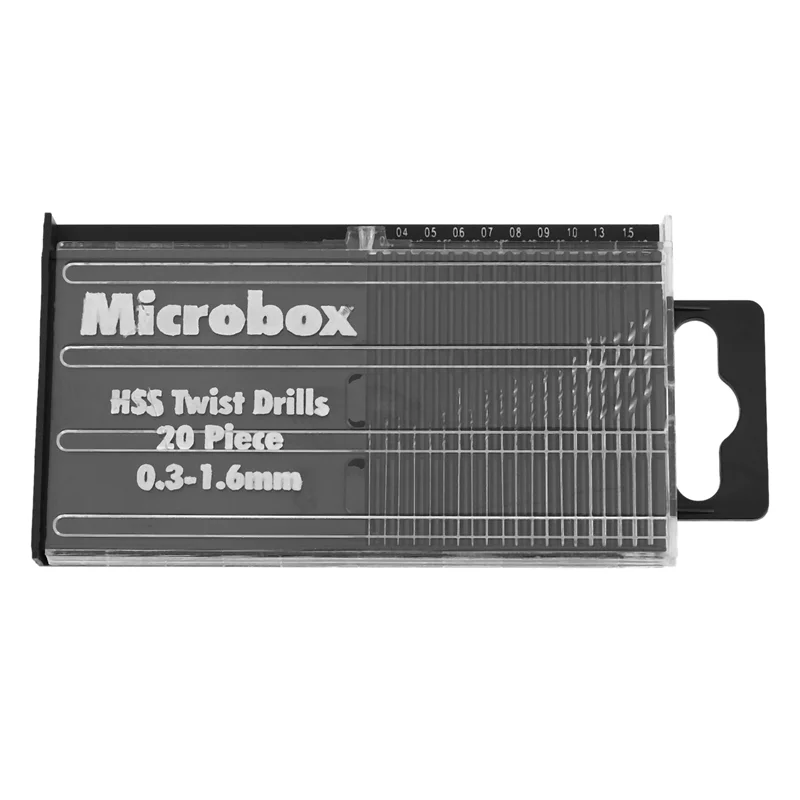ABRW-105Pcs Pin Vise Hand Spiral Drill Mini Micro-Drill Bits Set Index Semi-Automatic