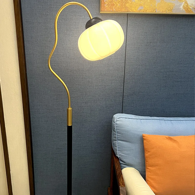 Floor lamp living room sofa medieval decoration atmosphere fishing lamp Japanese desk lamp reading lamp
