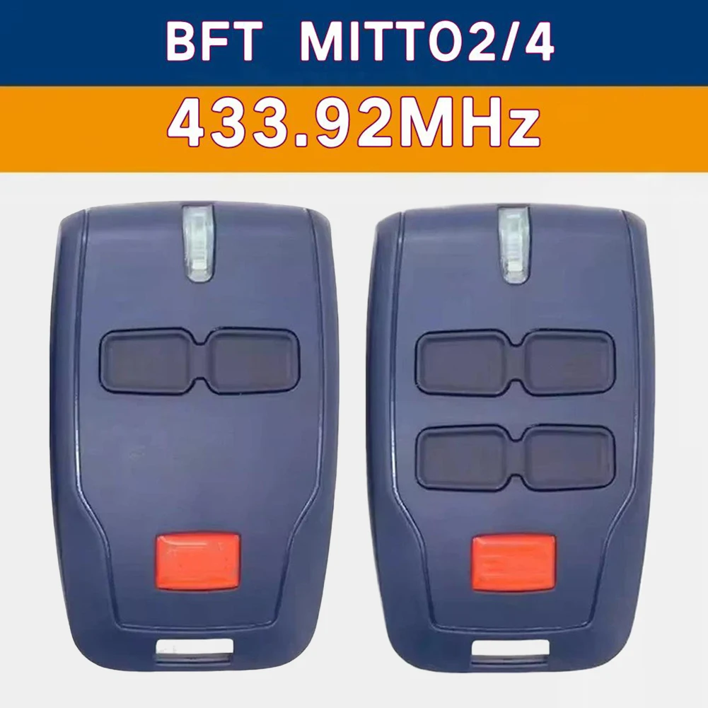 Secure Rolling Code Remote Portable Automatic Door Remote Control For BFT MITTO 433.92MHz Gate Control Remote Garage Door Opener
