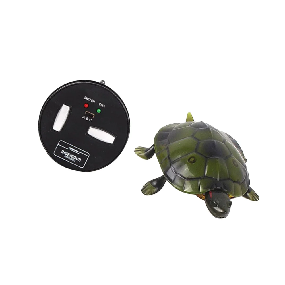 Tortuga eléctrica RC, juguete de simulación, tortuga que camina, juguete No (verde), tortuga eléctrica, 1 ud.