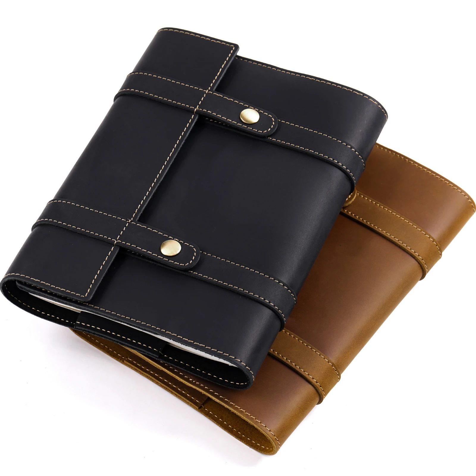 handmade-trifold-a5-notebook-journals-vintage-leather-cover-with-88-sheets-ruled-insert-for-business-meeting-record-book-diary