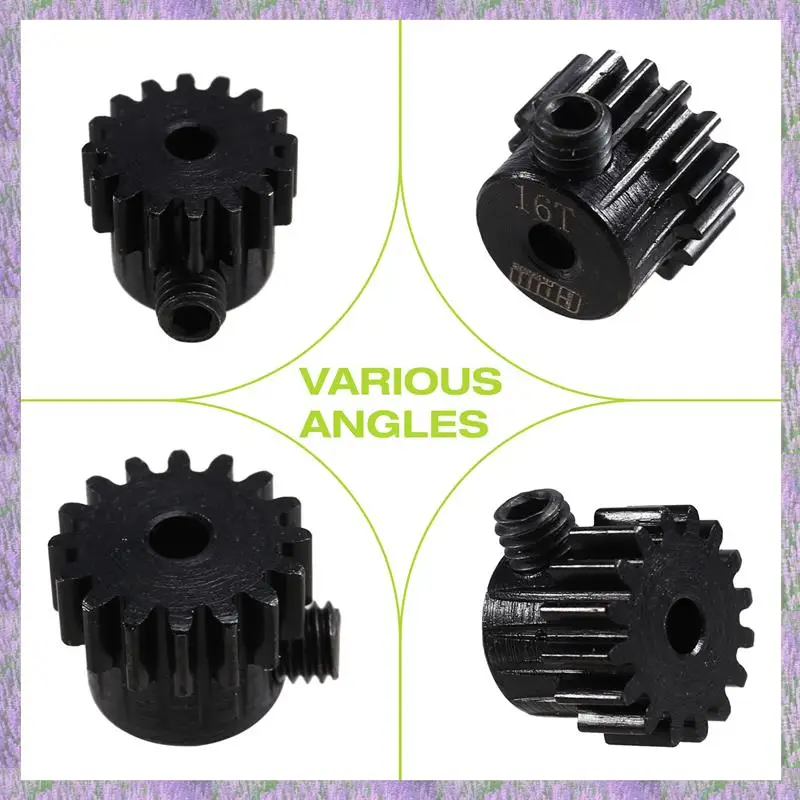 Milieuvriendelijke Stalen Rondsel 16T 0.5M 2Mm As Voor LOSI 1/24 Micro-B 2WD Buggy LOSI Micro-B Gear 16T