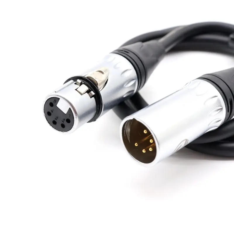 

High-Quality 5-Pin DMX Cable – 5-Core XLR Control Signal Wire for Lighting, Audio, and Stage Applications (1m/2m/3m/5m)