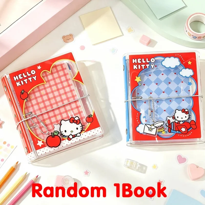 NEW 60Sheets Genuine Sanrio Hello Kitty Kuromi Loose-leaf Notebook Cartoon M5 Planner Stationery Office School Supplies Gifts