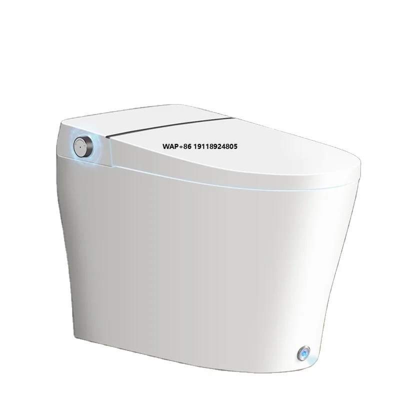 Auto Open/Close Lid Elongated Dual Flush One-Piece Smart Toilet Bidet Tankless Design with Smart Features