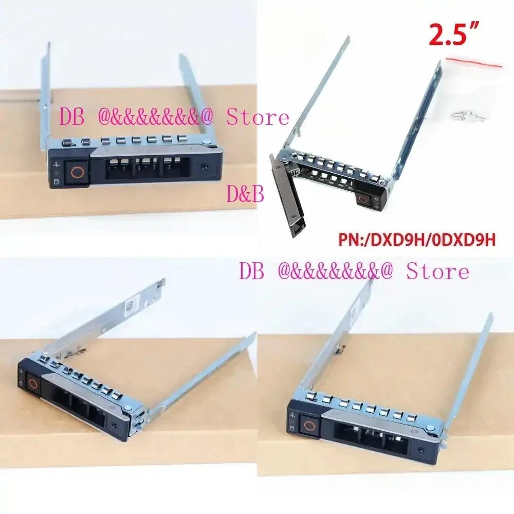 Для DELL POWEREDGE R340 R440 R640 R740 R740xd R840 R940 Gen14 2.5 SATA SAS HDD Tray Caddy DXD9H с винтами
