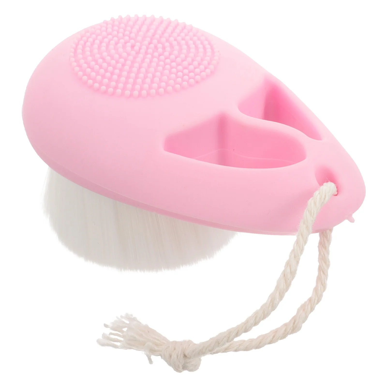 Siliconen gezichtsreinigingsborstel Dubbelzijdige handmatige exfoliërende gezichtsborstel Diepe reiniging Zachte huidscrubber Comfortabele grip