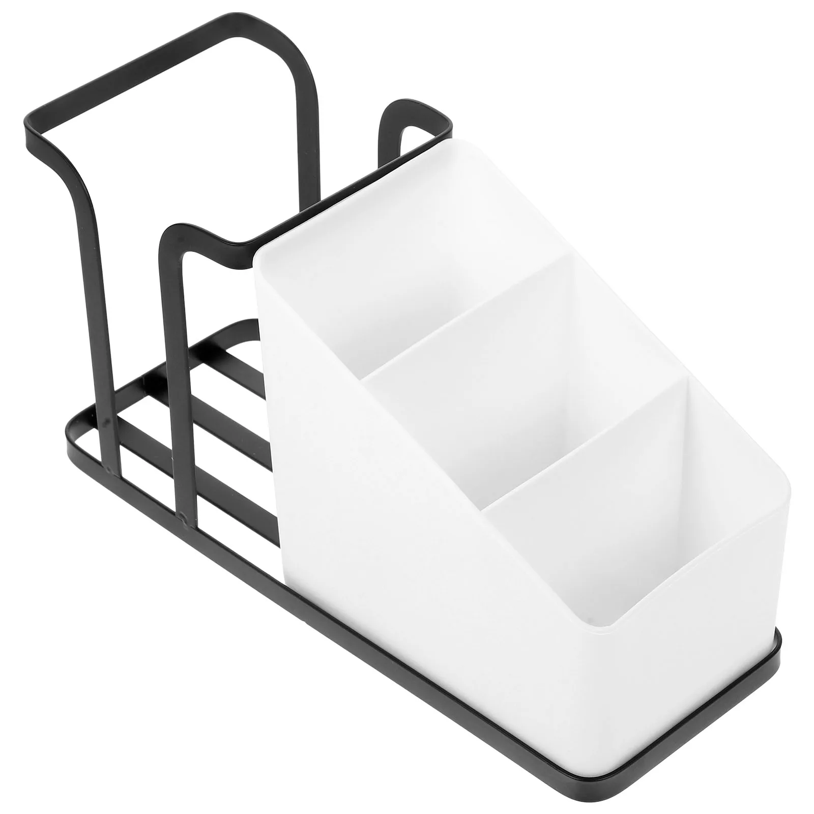

Tea Bag Box Cup Dispenser Organizer White Counter Storage Paper Cups Holder Multifunctional Kitchen Accessories