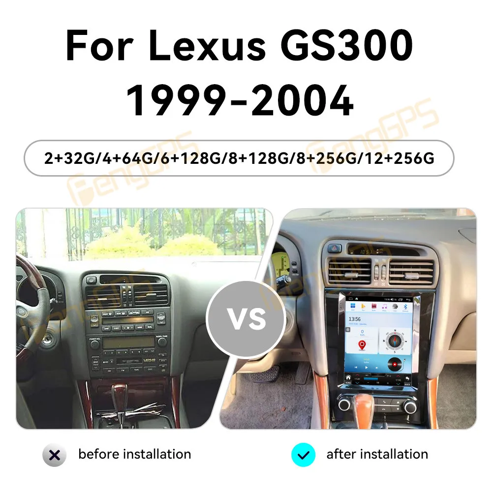 For Lexus GS GS300 GS460 GS350 2004 - 2011 Android Car Radio Wireless Carplay Stereo Receiver Autoradio Multimedia Player GPS