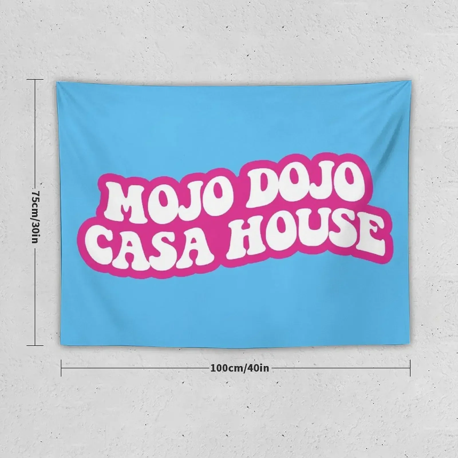 blue magenta Mojo Dojo Casa House Tapestry Decor Home Room Decoration Aesthetic Tapestry