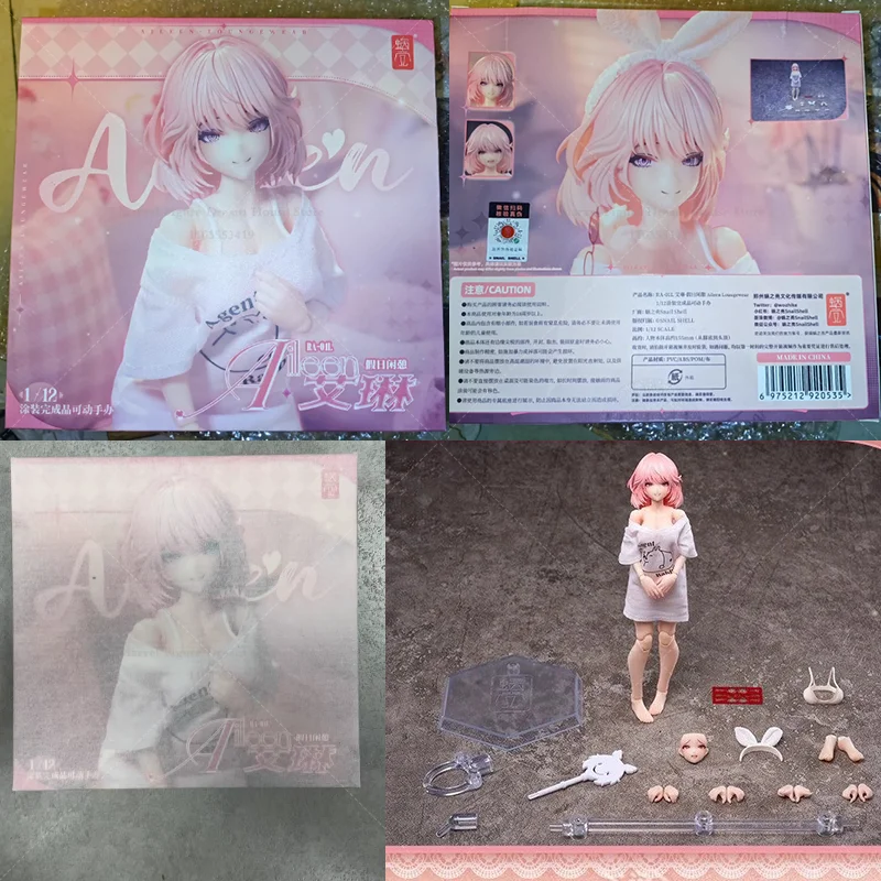 

In Stock Snail Shell RA-01L 1/12 Scale Rest Day Indoorswoman Aileen 6-inch Full Set Action Figure Soldier Height About 15.5CM