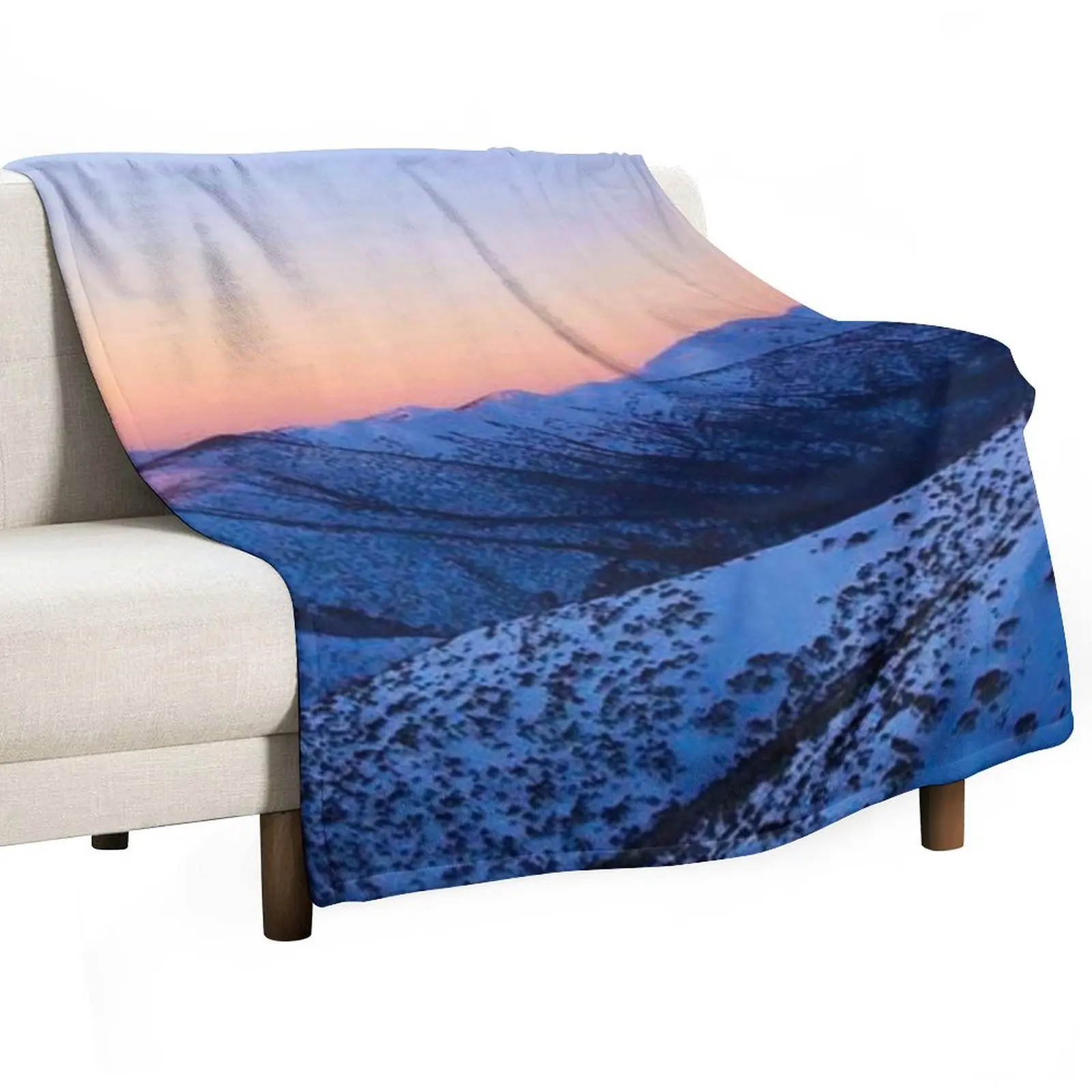 

Mt Hotham Landscape Throw Blanket Decorative Sofa Furry Baby For Baby Blankets