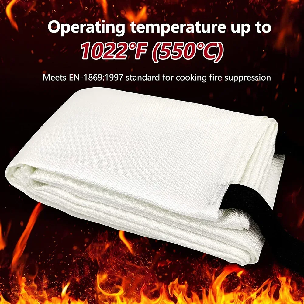 Feuer Decke Fiberglas Feuer Notfall Decke Unterdrückung Decke Flammhemmende Decke Notfall Überleben Sicherheits Abdeckung – Detail 1
