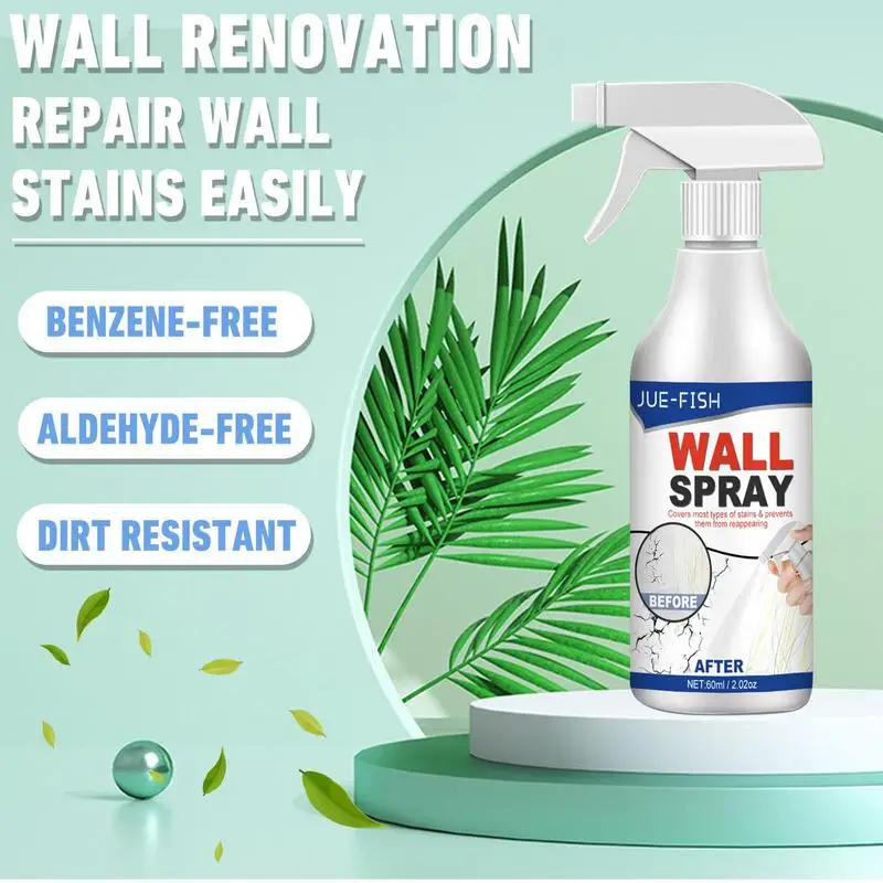 白い色の壁のスプレー,家,寝室,キッチン,60ml